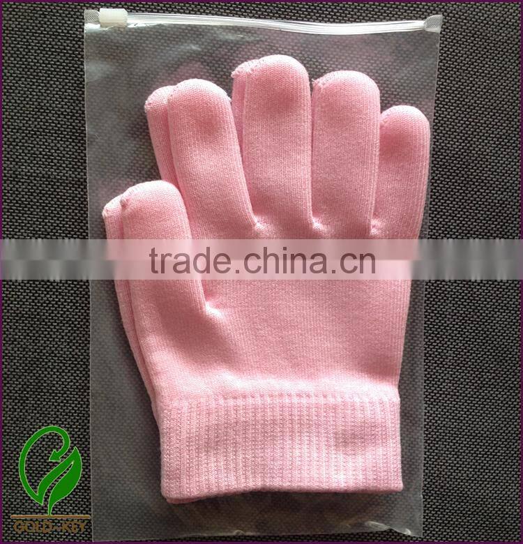 2015 pupolar hand gel mask, gel gloves for hand beauty