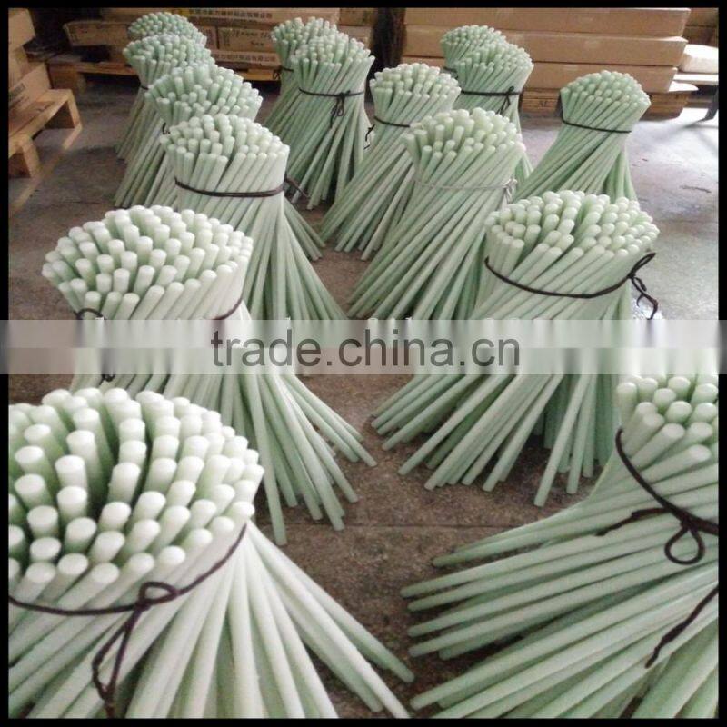 UV resistant Insulated fiberglass Plant Support rod 12mm, FRP Garden Plant Stakes