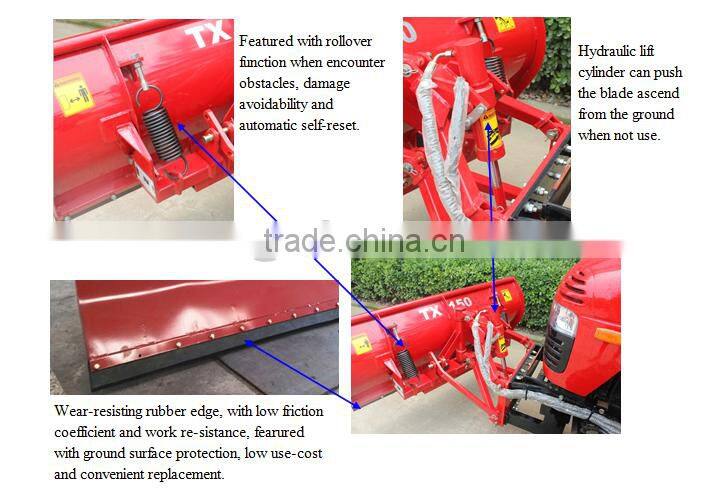 Snow Mover/ Snow Blade Pusher for tractor front loader