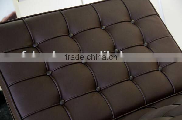 classic living room soft metal frame barcelona chair