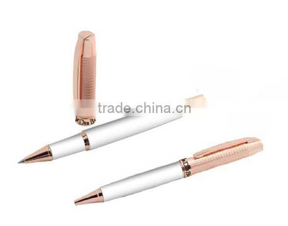 Ballpoint Pen Type and Plastic Material metal clip banner pen