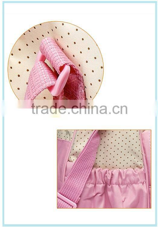 Large capacity cute diaper bags with changing pad 5 pieces set best