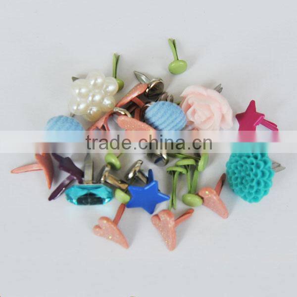 Design brads wholesale new crafting brads