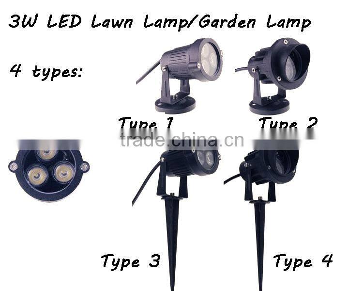 3W 5W Single Color and RGB Color LED Garden Lamp garden laser light