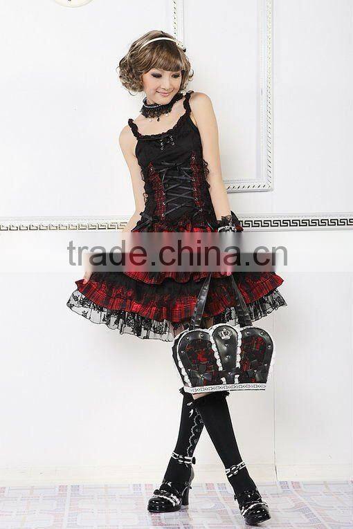 PUNK GOTHIC DOLLY 61196 VEST SHIRT sexy corset 61196