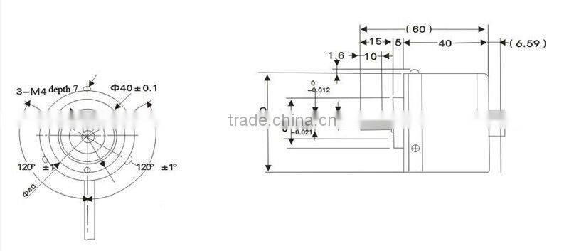 Incremental and Absolute Type Electro-optic rotary encoder