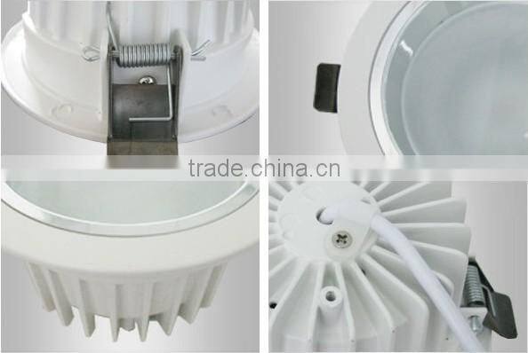 7W Recessed fitting COB down light with e27