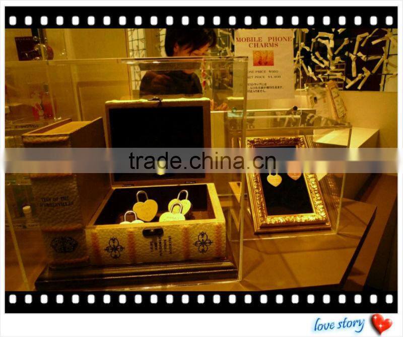 AJF 45mm heart love lock customize love Padlock