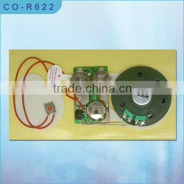 Recordable sound Module for Wedding Invitation/greeting card