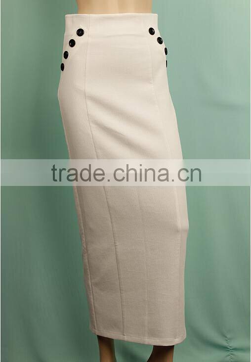 Plain dyed ladies spring maxi wholesale tube skirt manufacturer WS150832617-1