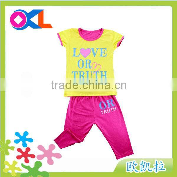 Hot sale!!Made in China toddler girls chevron outfits