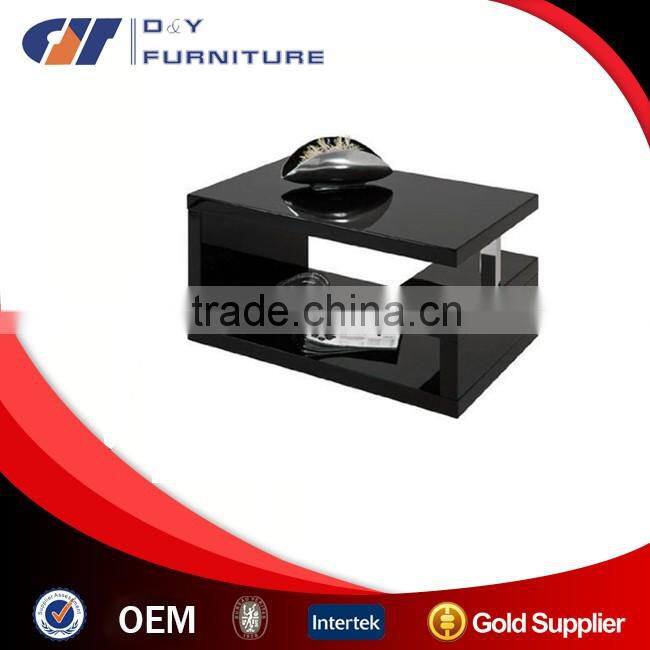 High Quality Wood Coffee Table Painting in Black