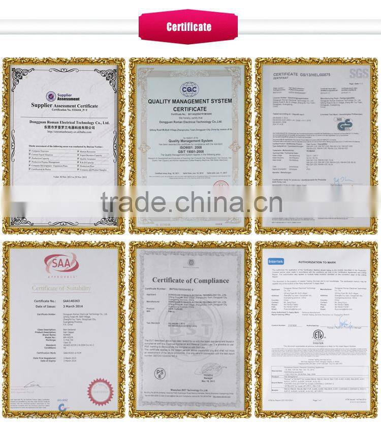 clip conico ceramic ionic teflon coating different colors hair styler