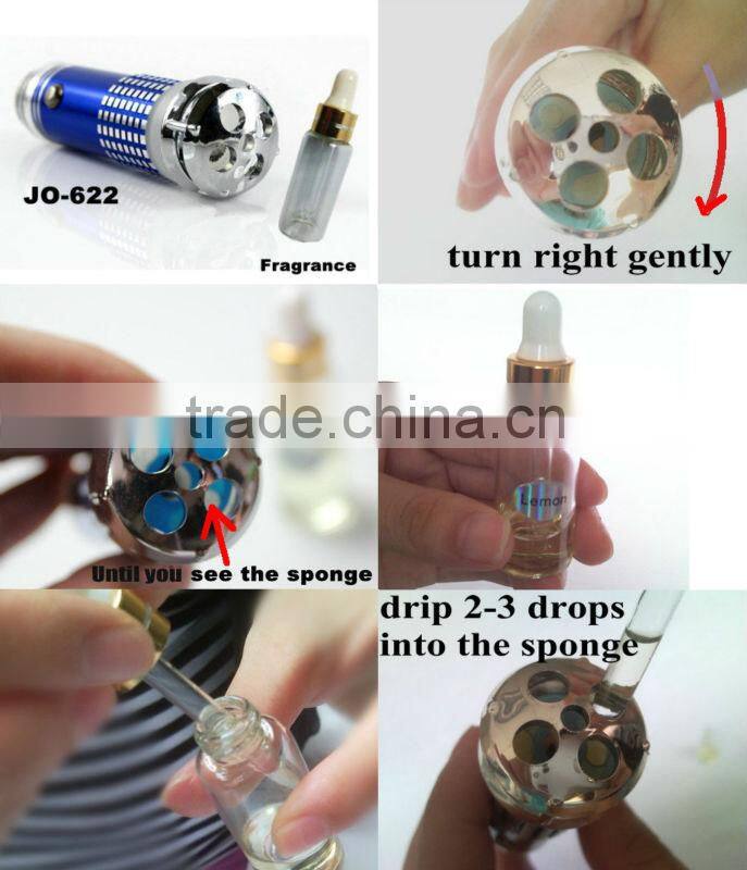 Patented Mini Car Aroma Diffuser Air Purifier JO-622