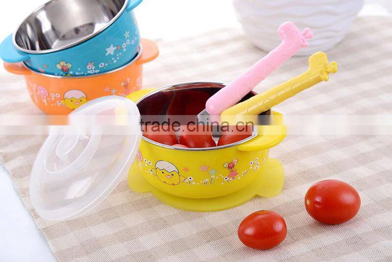 Babymatee Stainless Steal Bowl-Chiken (250ML)