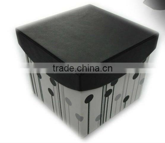 black printed paper box for luxury package