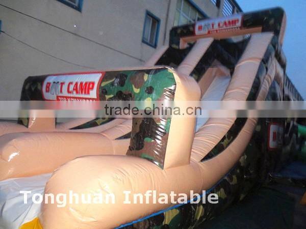 Boot camp inflatable obstacle course, inflatable army track obstacle