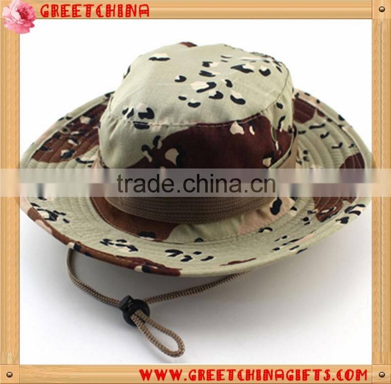 Camouflage custome fishing bucket hat