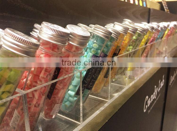 new Innovation 60ml PET plastic candy bottle with Aluminum cap