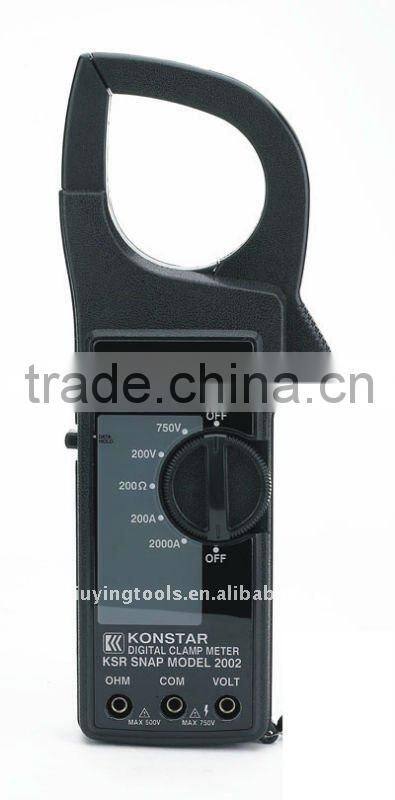 low battery indicate clamp meter