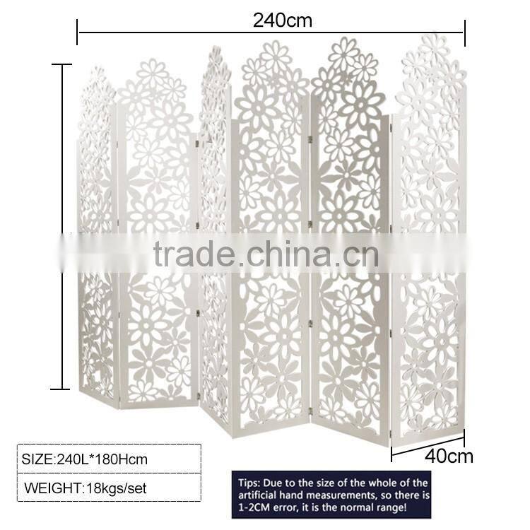 HOME-GJ Moveable Screens & Room Dividers Type and Wood Material privacy dividers