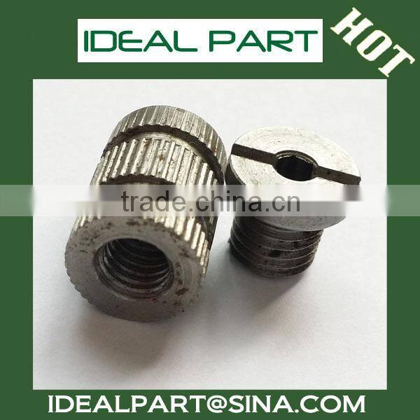 Brass hardware nuts and bolts