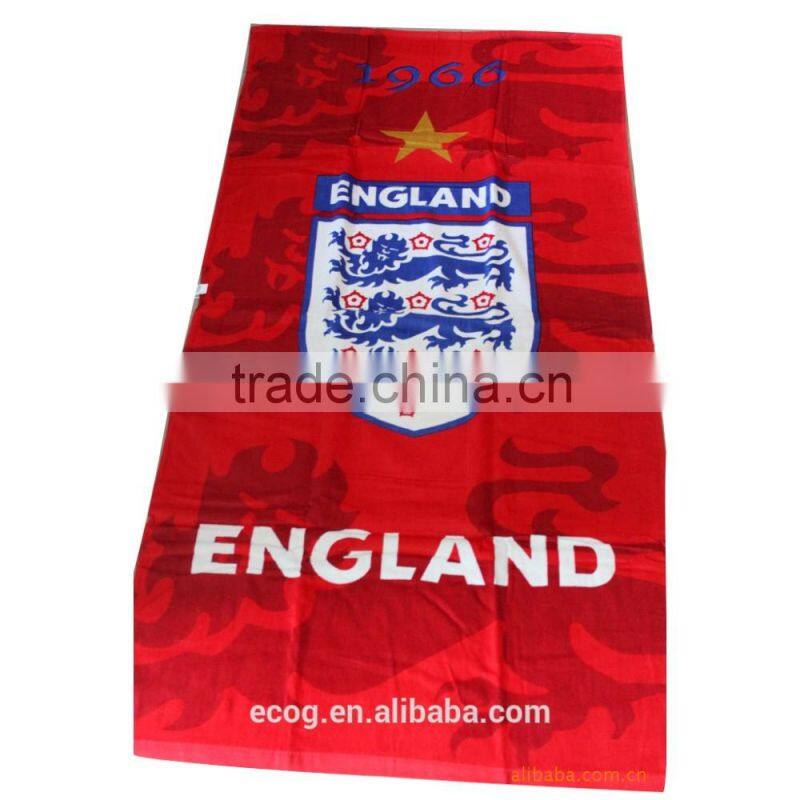 Promotional cotton multifunctional beach towel lounge chair cover