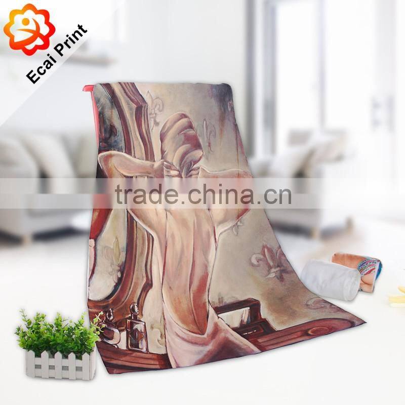 Latest modern dye sublimation micro fiber beach towel