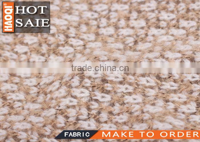 new product polyester fabric acrylic textile thick needle fabric special yarn textile