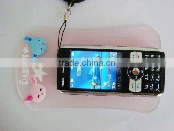 custom cheap mobile phone anti-slip rubber mat