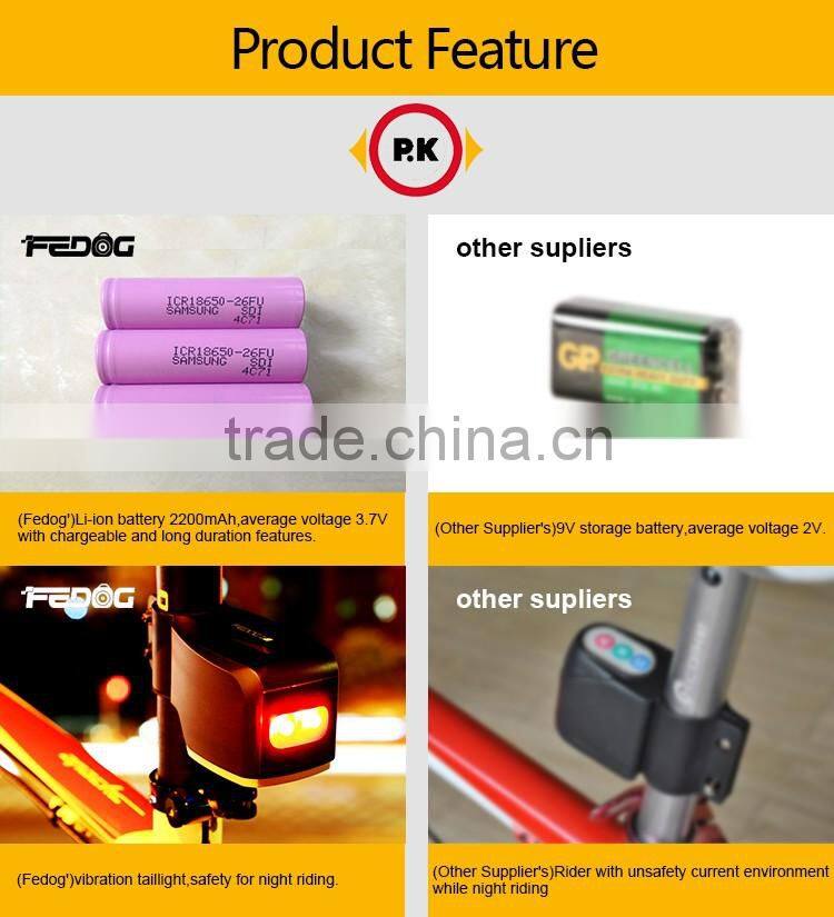 Protect Security Bicycle Anti Lost Alarm Bike Rear Light