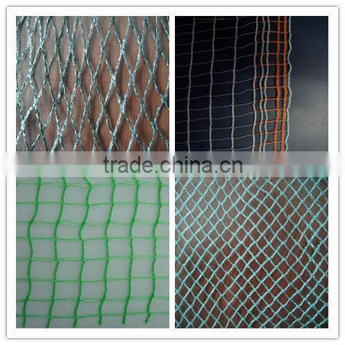 virgin hdpe anti bird net of blue green and white colour for agricultural or fruits trees with uv made in china