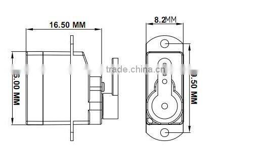 High torque mirco servo 2g plastic gear mini sevo motor