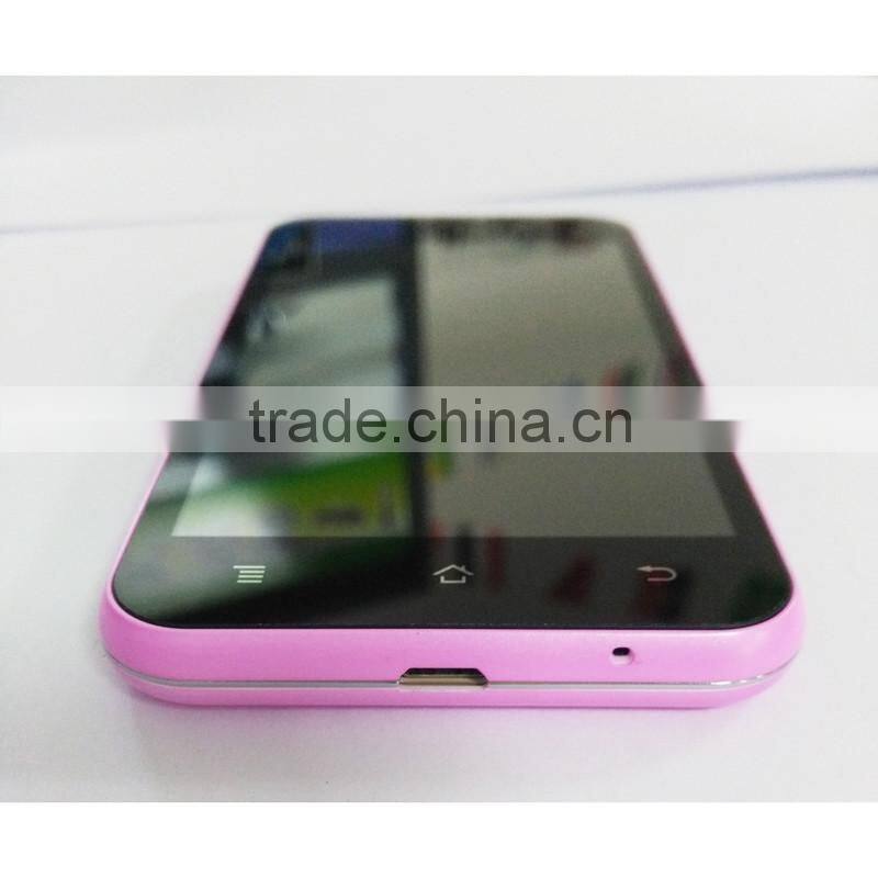 MTK6572 Dual Core Android 4.4 Smartphone 4'' HD Screen 512MB RAM 4GB ROM 2.0MP Camera factory directly selling smartphone