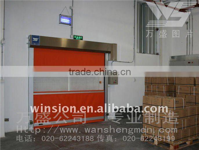 Industrial roll up door automatic control