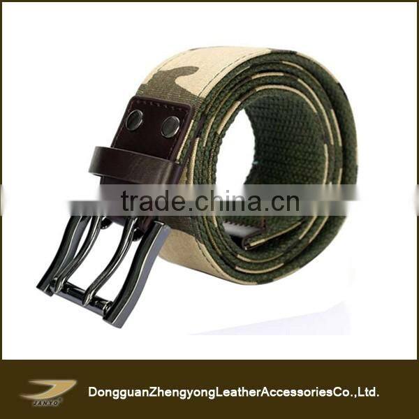 Factory wholesale custom high-grade camo canvas military style belts