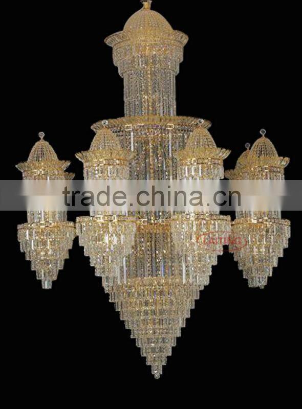 incandescent light big chandelier,Led large chandelier lamp for villa