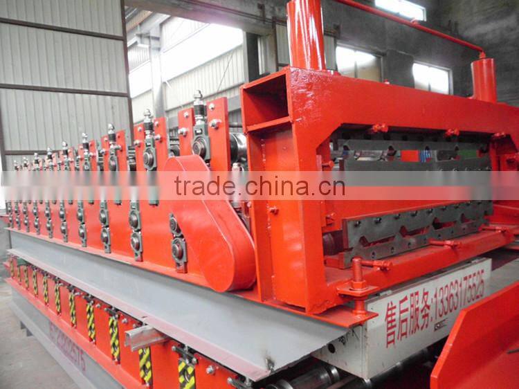 double layer ibr aluminum metal panel roof stepping machine