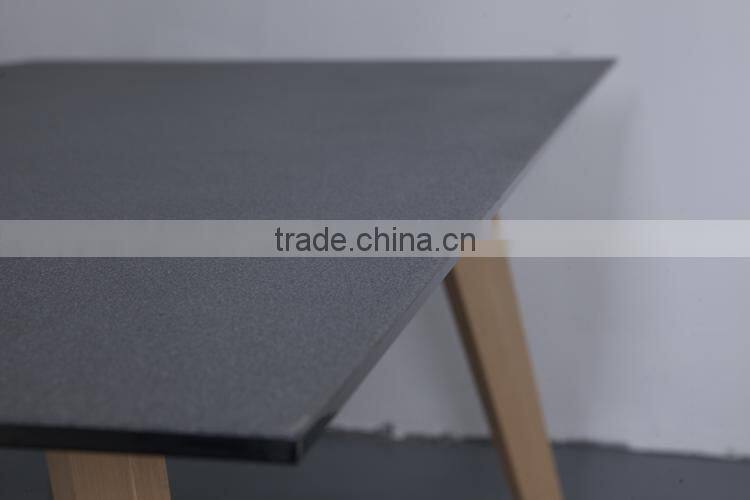 Top quality Wooden Dining Table With Tempered Glass Top Designs