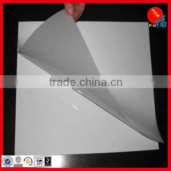 PVC coated overlay transparent 40 mic to 200mic