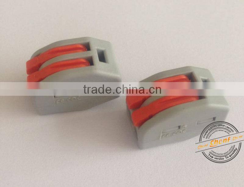 Newest Mini 250V Electrical 2 Pole Terminal Block Wire Connector 0.75-2.5mm2
