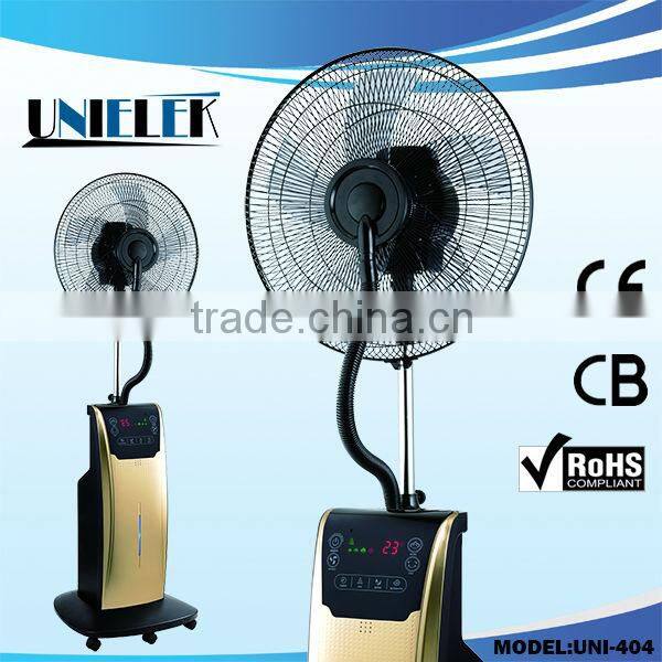 hot selling electric water mist cooling spanish fan CE RoHS approval