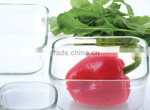 High Quality Glass Food Portable Cheese Storage Containers