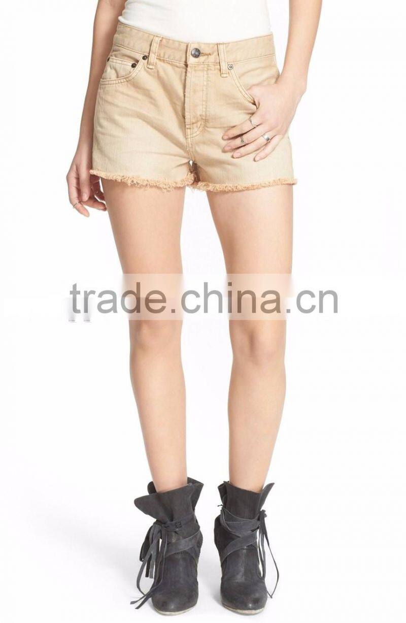 2016 China Wholesale European Fashion Denim Shorts Crafted From Supersoft Cotton Fabric Custom Denim Shorts