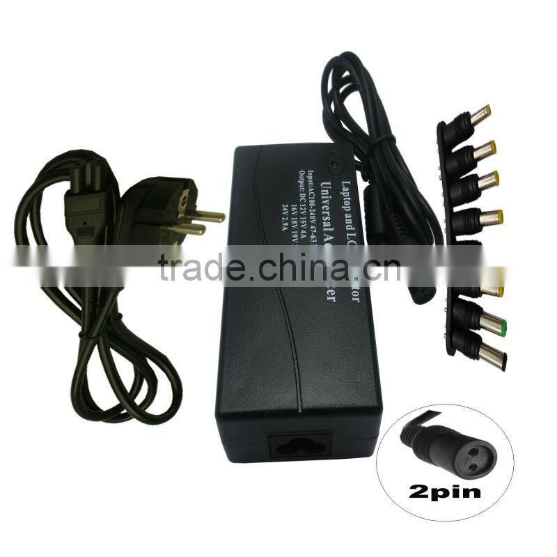 70W Universal AC Adapter 12V/15V/16V/18V/19V/20V/24V with 8 DC tips