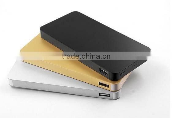 2016 Hot selling portable power bank 6500mAh with real capacity for smart phone