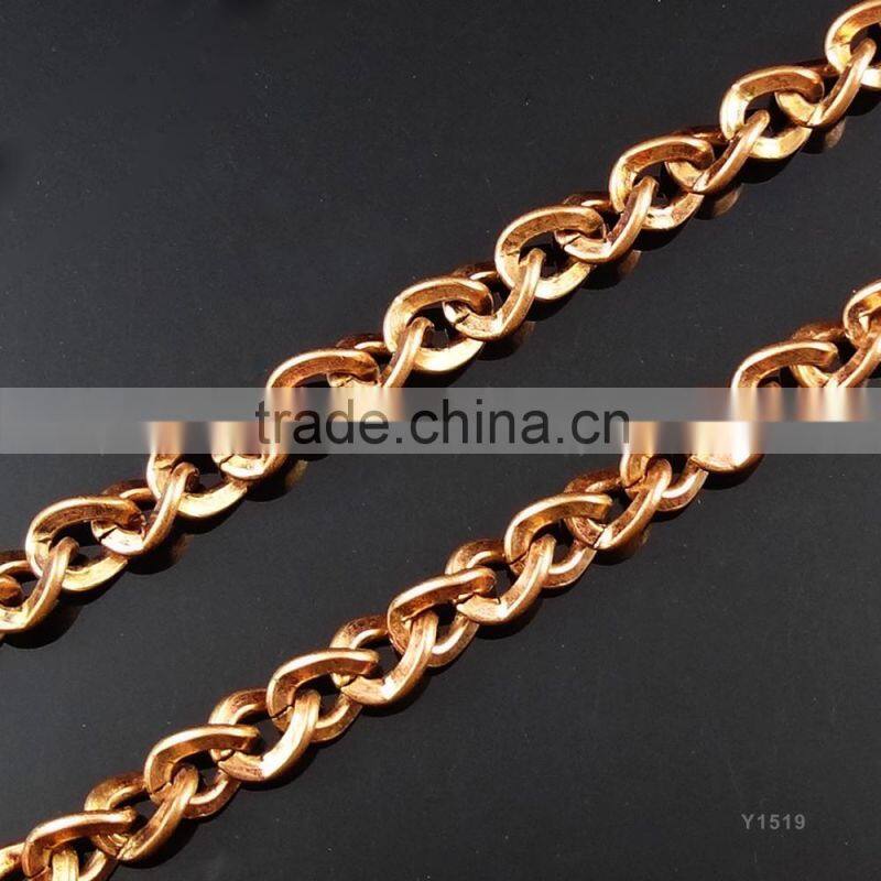 Decorative Metal Chain (for jewelry design, for bags, shoes, or for garment)
