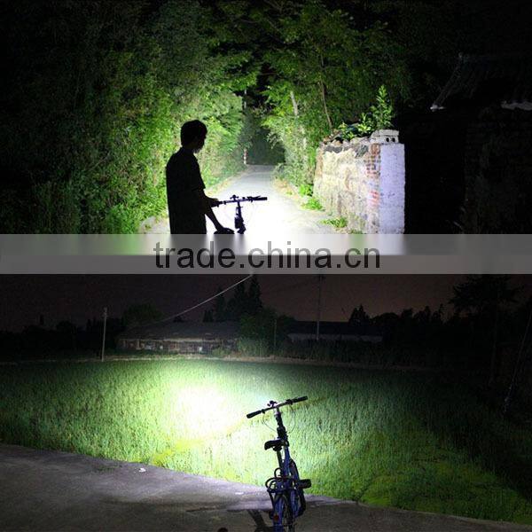 YZL861 Aluminum 4*xml t6 led 1600LM bicycle light rechargeable bicycle front light
