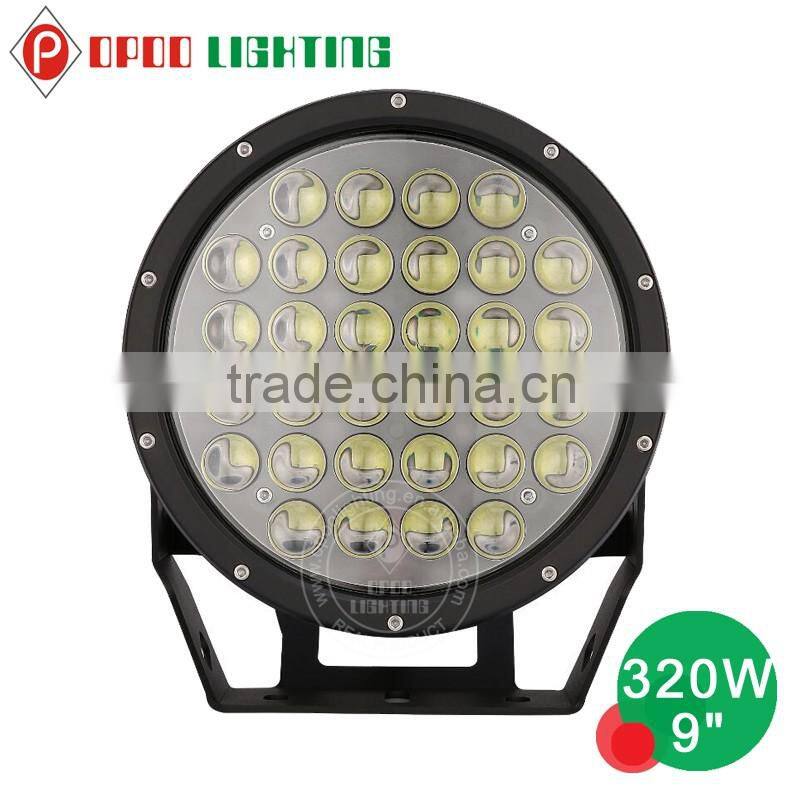 Super bright 320w 9inch 4d led offroad driving light