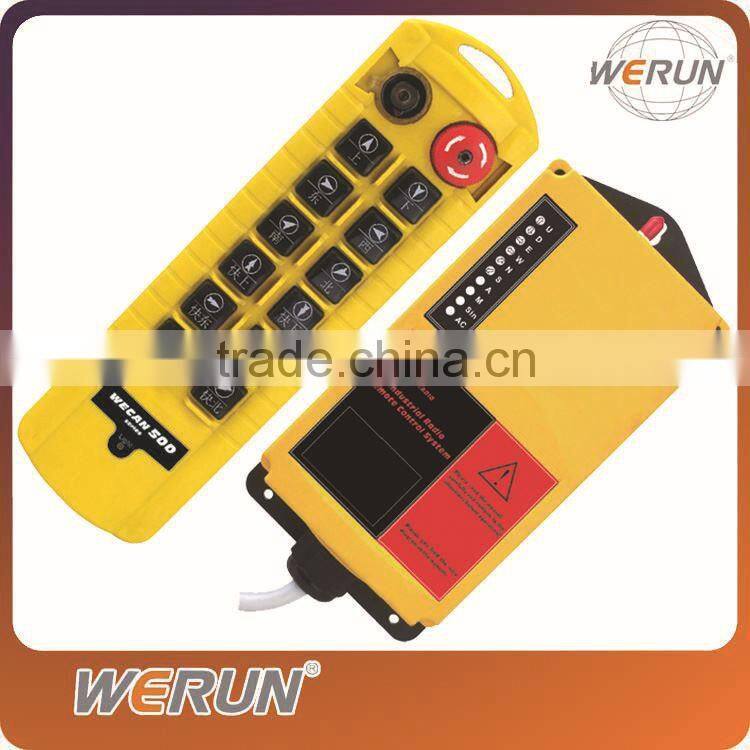 High Quality 24V 36V 220V 380V WECAN512D crane remote control